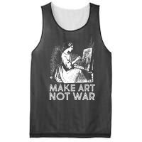 Vintage Make Art Not War Mesh Reversible Basketball Jersey Tank