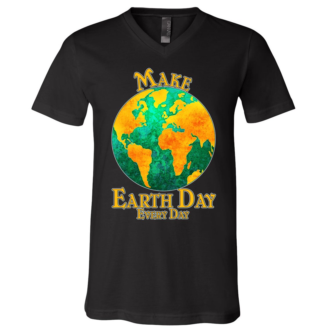 Vintage Make Earth Day Every Day V-Neck T-Shirt