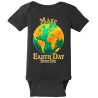 Vintage Make Earth Day Every Day Baby Bodysuit