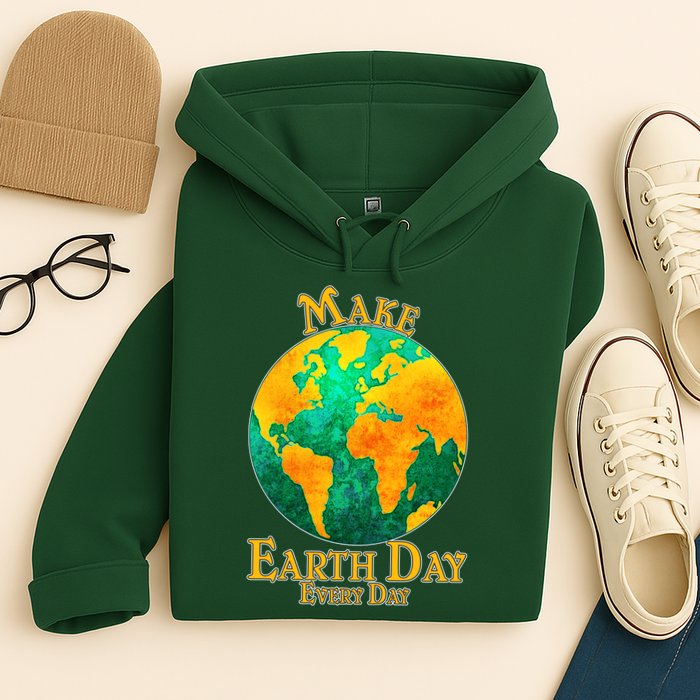 Vintage Make Earth Day Every Day Hoodie