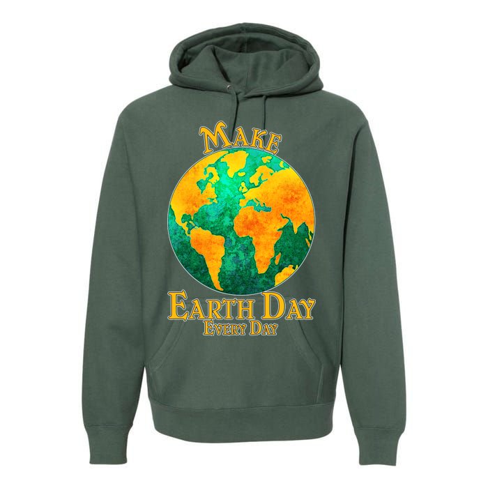 Vintage Make Earth Day Every Day Premium Hoodie