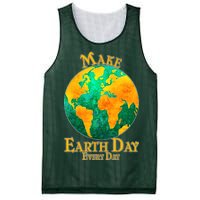 Vintage Make Earth Day Every Day Mesh Reversible Basketball Jersey Tank