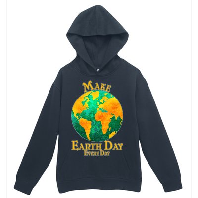 Vintage Make Earth Day Every Day Urban Pullover Hoodie