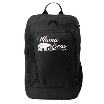 Vintage Mama Bear Retro Mother Logo City Backpack