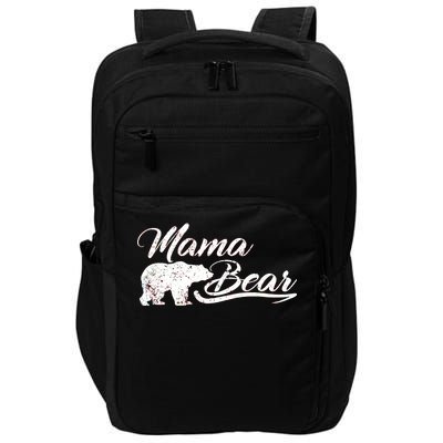 Vintage Mama Bear Retro Mother Logo Impact Tech Backpack