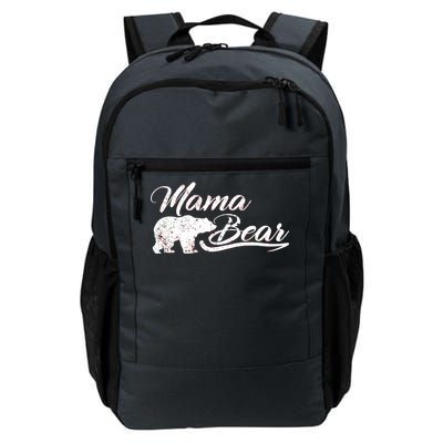 Vintage Mama Bear Retro Mother Logo Daily Commute Backpack