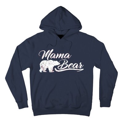 Vintage Mama Bear Retro Mother Logo Hoodie