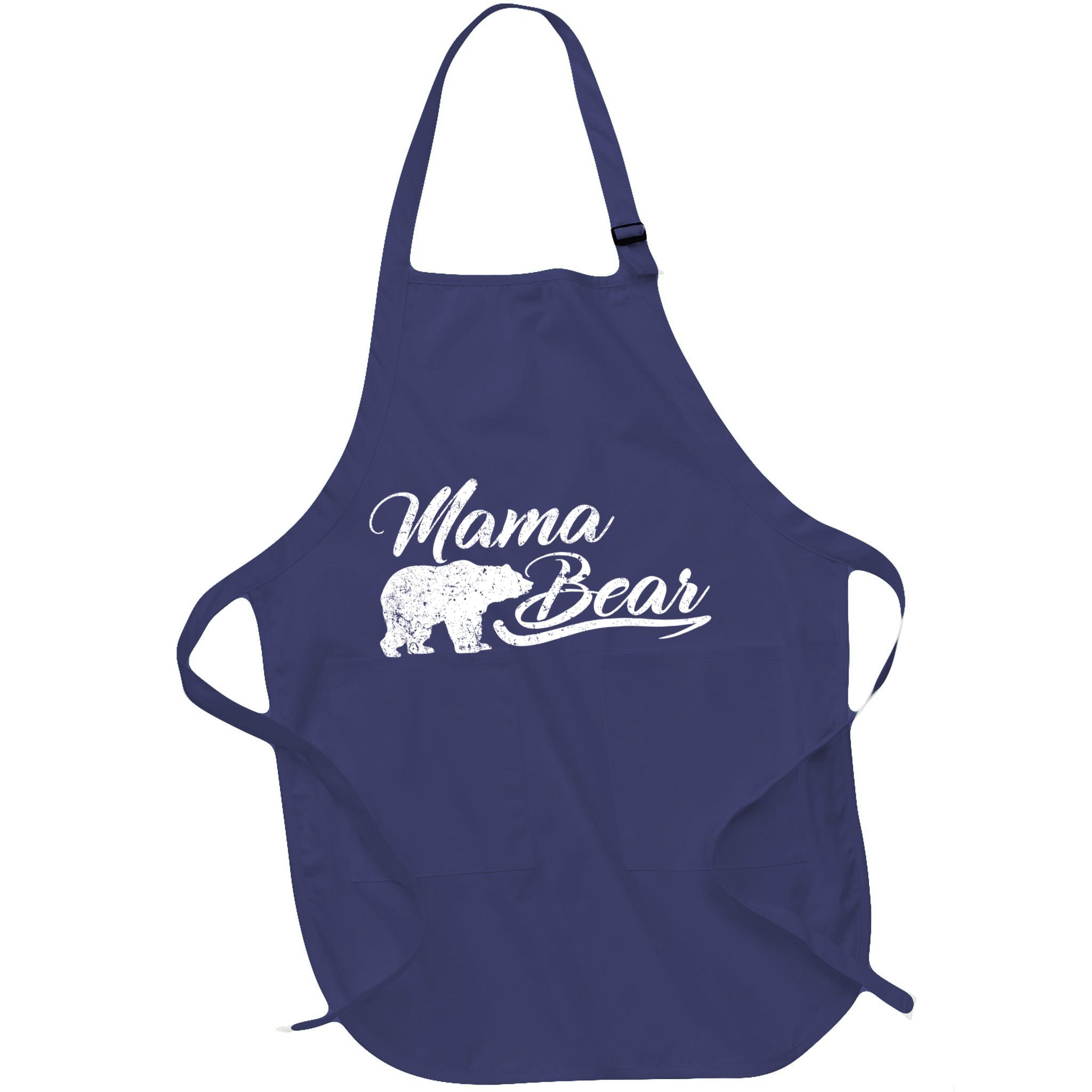 Vintage Mama Bear Retro Mother Logo Apron