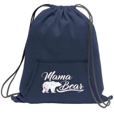 Vintage Mama Bear Retro Mother Logo Sweatshirt Cinch Pack Bag