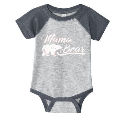 Vintage Mama Bear Retro Mother Logo Infant Baby Jersey Bodysuit