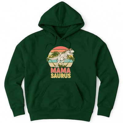 Vintage Mama Saurus T-Rex Mom Mother Hoodie