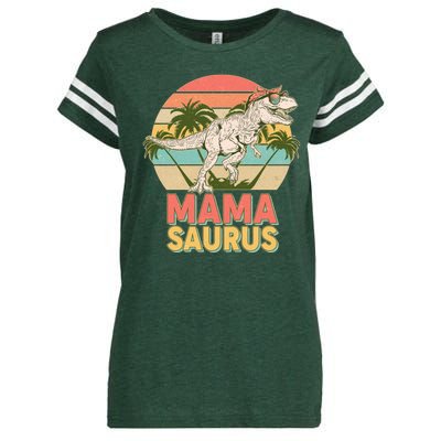 Vintage Mama Saurus T-Rex Mom Mother Enza Ladies Jersey Football T-Shirt