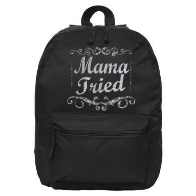 Vintage Mama Tried 16 in Basic Backpack