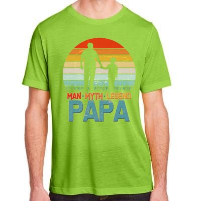 Vintage Man Myth Legend Papa Adult ChromaSoft Performance T-Shirt