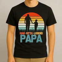 Vintage Man Myth Legend Papa T-Shirt