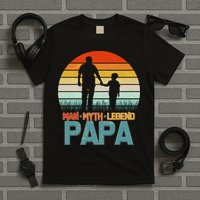 Vintage Man Myth Legend Papa T-Shirt