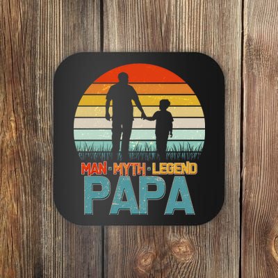 Vintage Man Myth Legend Papa Coaster