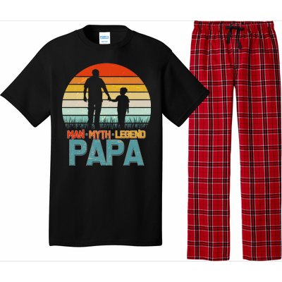 Vintage Man Myth Legend Papa Pajama Set