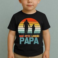 Vintage Man Myth Legend Papa Toddler T-Shirt