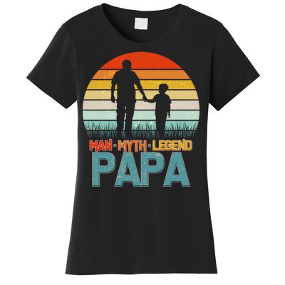 Vintage Man Myth Legend Papa Women's T-Shirt