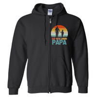 Vintage Man Myth Legend Papa Full Zip Hoodie