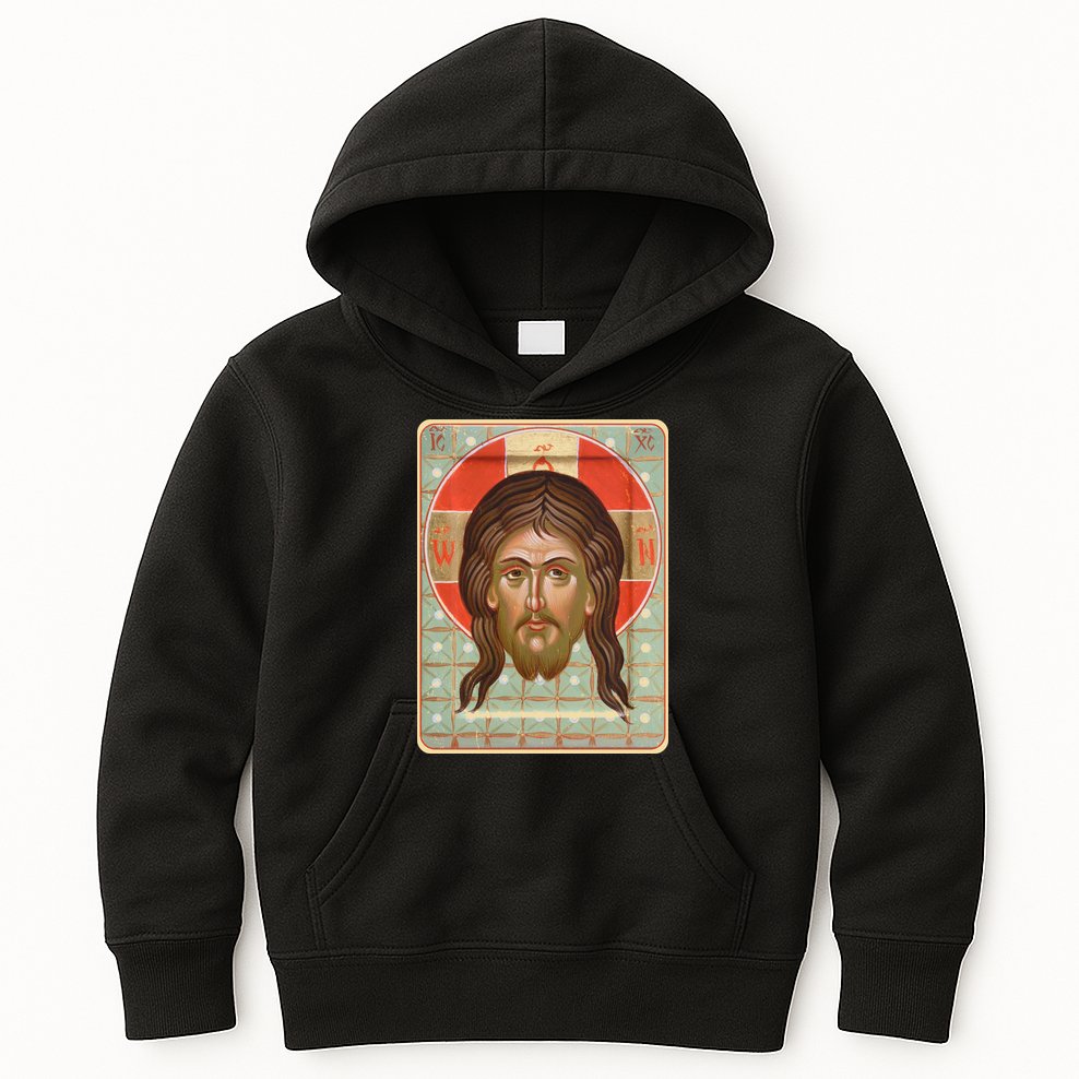 Vintage Mandilion Jesus Christ Kids Hoodie