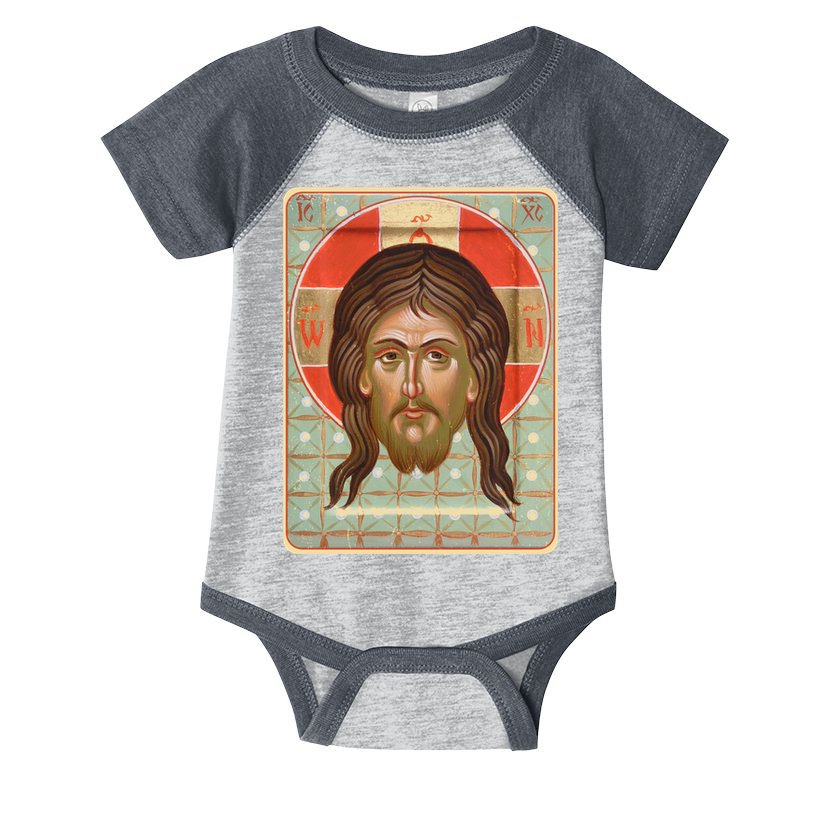 Vintage Mandilion Jesus Christ Infant Baby Jersey Bodysuit