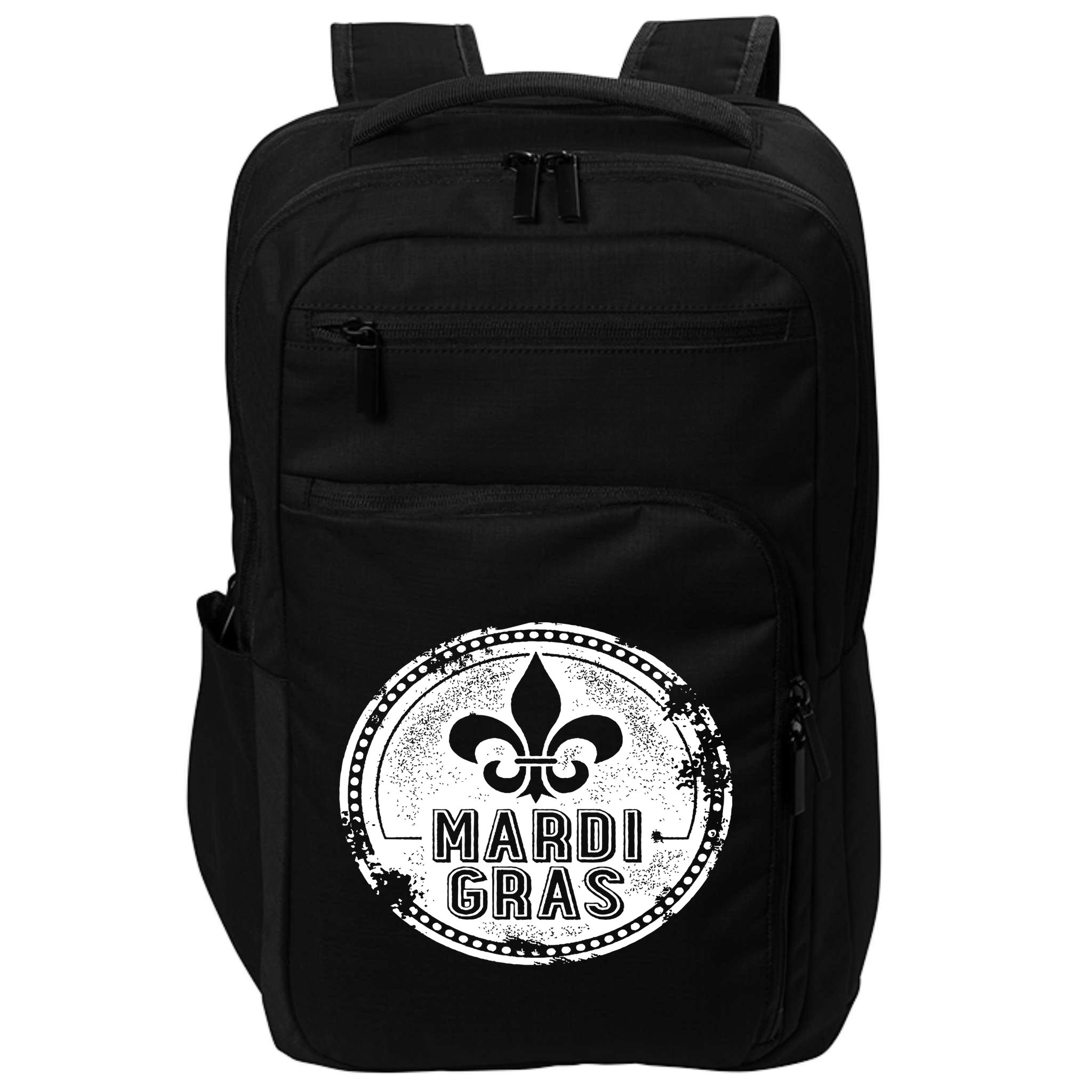 Vintage Mardi Gras New Orleans Logo Impact Tech Backpack