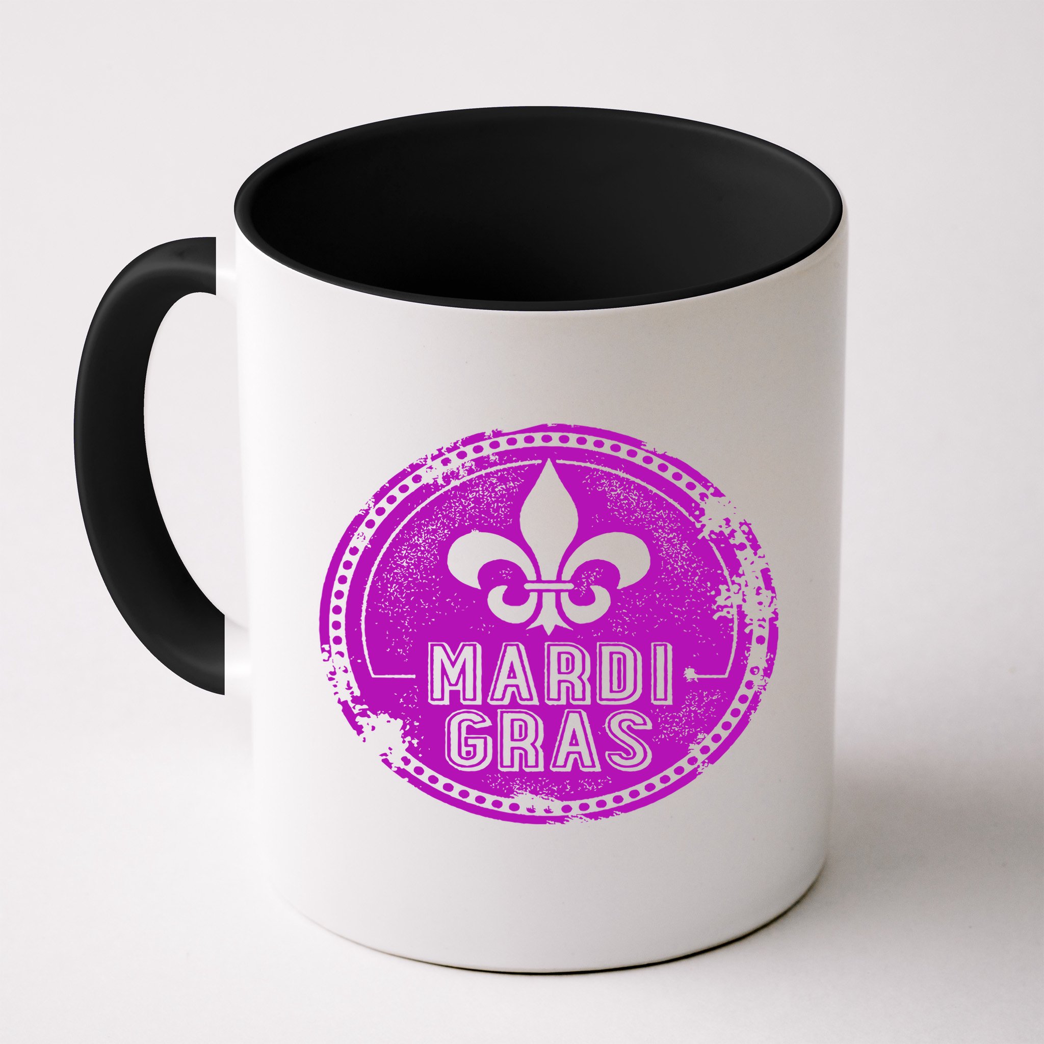Vintage Mardi Gras New Orleans Logo Mug