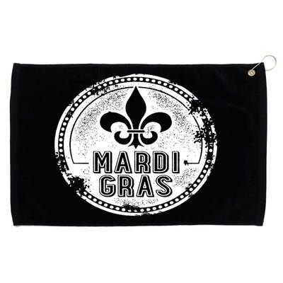 Vintage Mardi Gras New Orleans Logo Grommeted Golf Towel