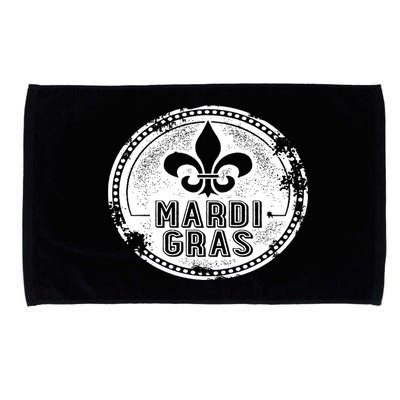 Vintage Mardi Gras New Orleans Logo Microfiber Hand Towel