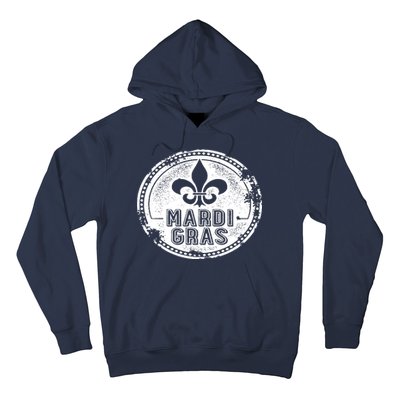 Vintage Mardi Gras New Orleans Logo Hoodie