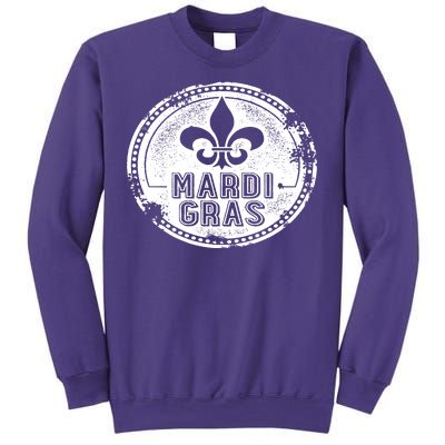 Vintage Mardi Gras New Orleans Logo Sweatshirt