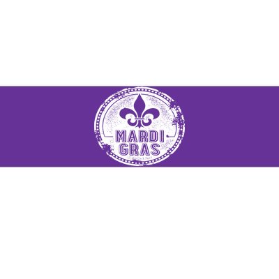 Vintage Mardi Gras New Orleans Logo Bumper Sticker