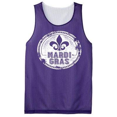 Vintage Mardi Gras New Orleans Logo Mesh Reversible Basketball Jersey Tank