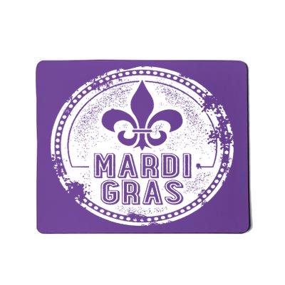 Vintage Mardi Gras New Orleans Logo Mousepad