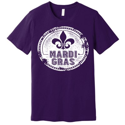 Vintage Mardi Gras New Orleans Logo Premium T-Shirt