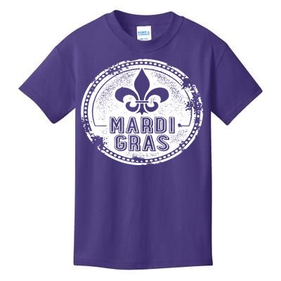 Vintage Mardi Gras New Orleans Logo Kids T-Shirt