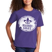 Vintage Mardi Gras New Orleans Logo Kids T-Shirt