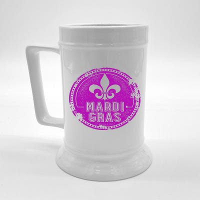 Vintage Mardi Gras New Orleans Logo Beer Stein