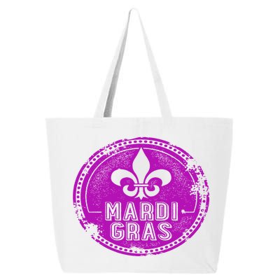 Vintage Mardi Gras New Orleans Logo 25L Jumbo Tote