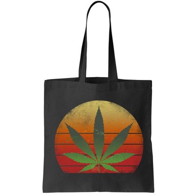 Vintage Marijuana Weed Sunset Bag
