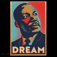 Vintage Martin Luther King Jr MLK Dream Poster Tall T-Shirt