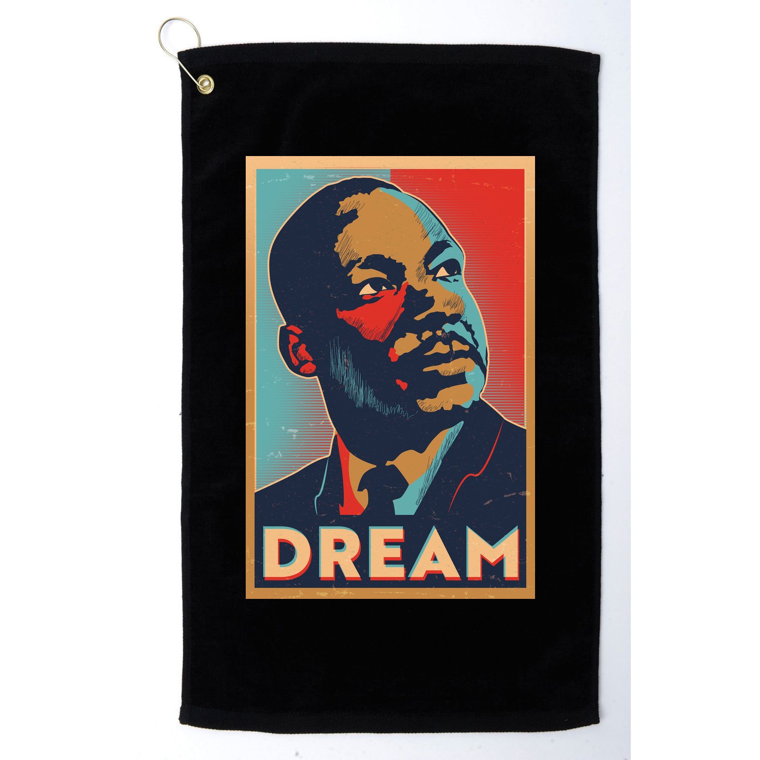 Vintage Martin Luther King Jr MLK Dream Poster Golf Towel