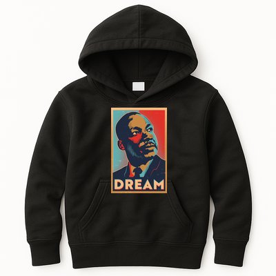 Vintage Martin Luther King Jr MLK Dream Poster Kids Hoodie