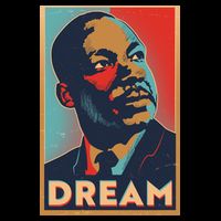 Vintage Martin Luther King Jr MLK Dream Poster Kids T-Shirt