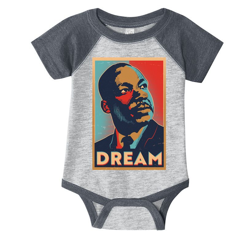 Vintage Martin Luther King Jr MLK Dream Poster Infant Baby Jersey Bodysuit