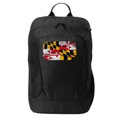 Vintage Maryland Flag City Backpack