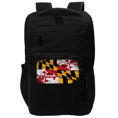 Vintage Maryland Flag Impact Tech Backpack