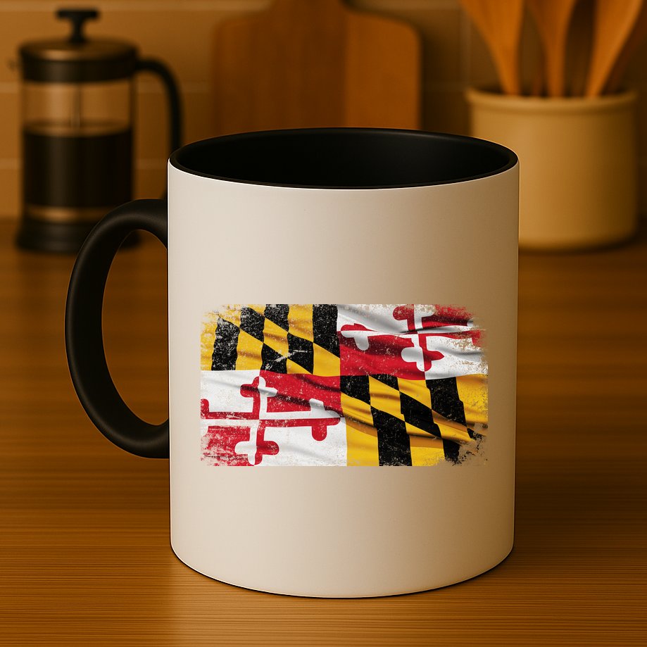 Vintage Maryland Flag Mug